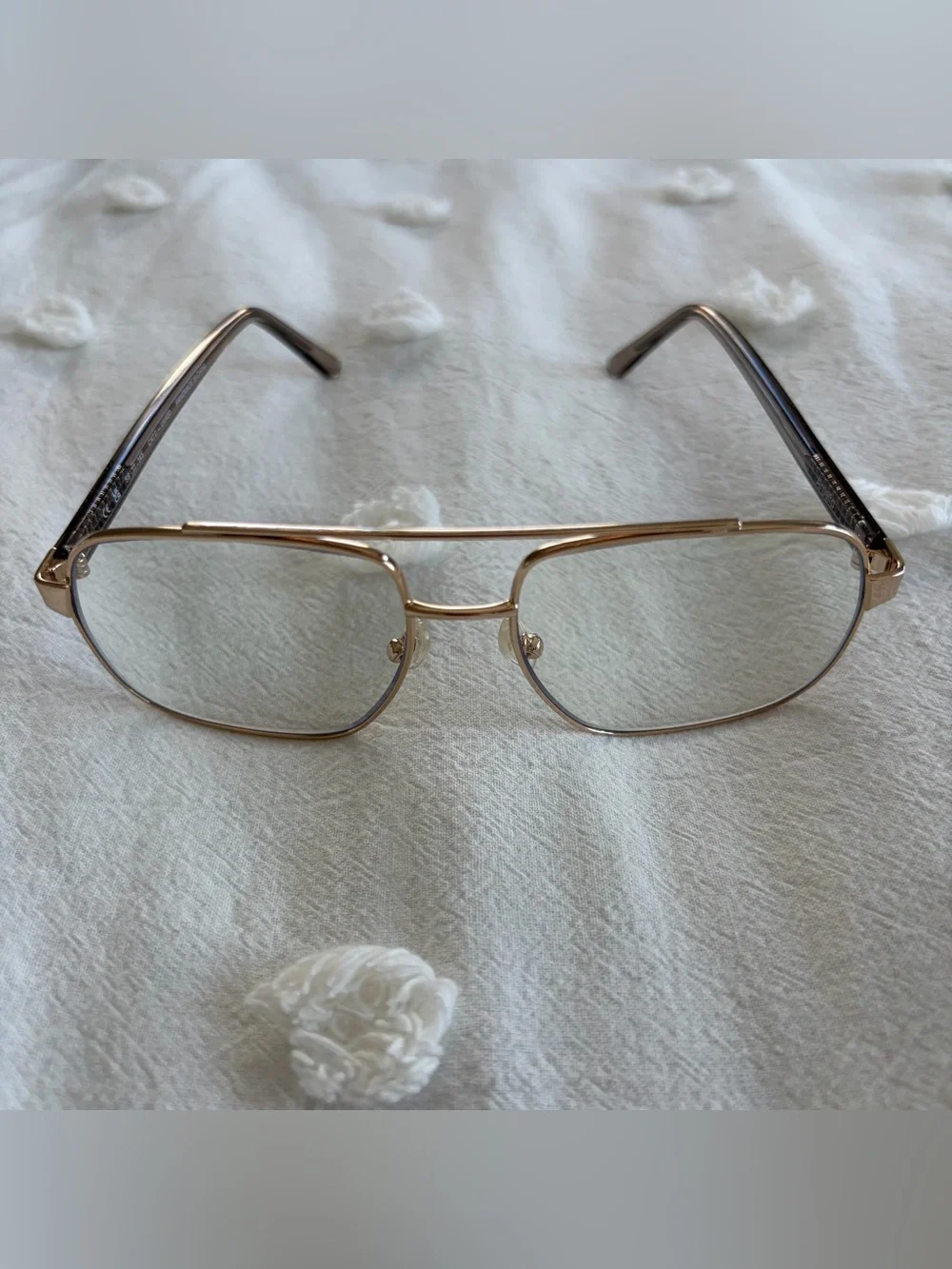 Lu Goldie Amelia Blue Light glasses Mink